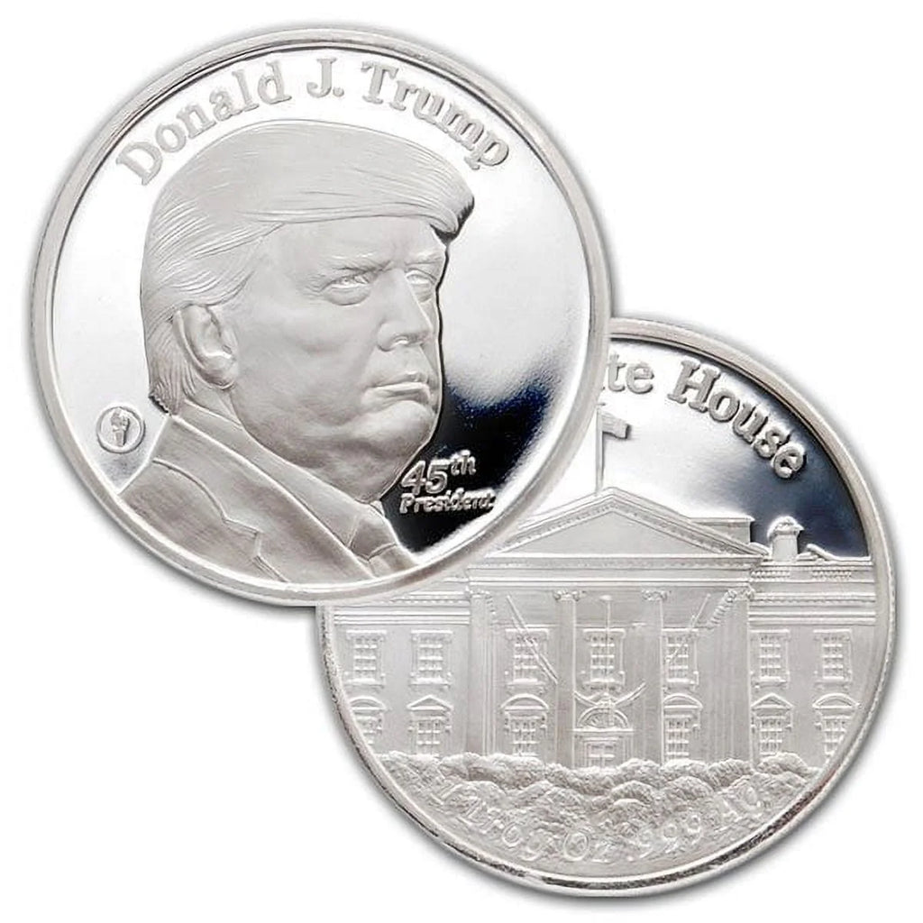 Trump .999 Pure Silver 1 Oz Round J915
