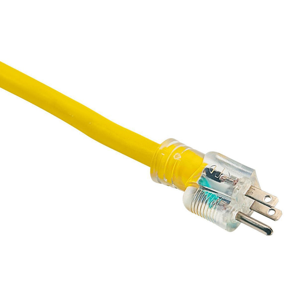 25 ft. 10/3 Gauge Triple-Tap Extension Cord, Yellow J8268