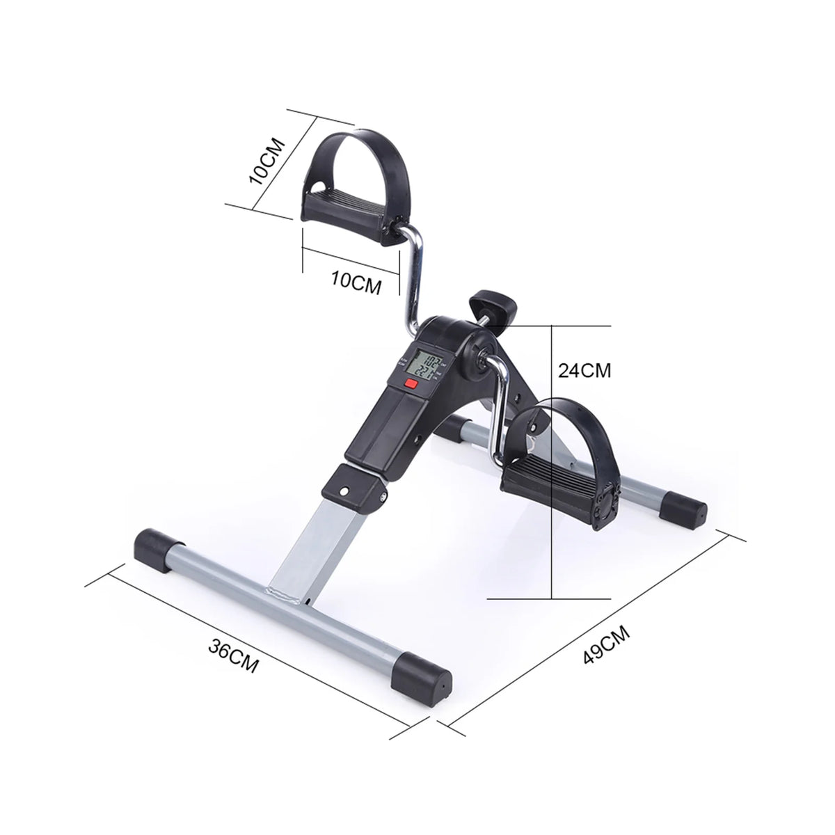 Folding Pedal Exerciser with LCD Display M8414