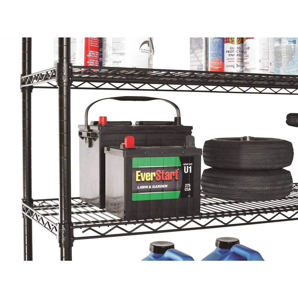 Black 5-Tier Wire Shelf J667
