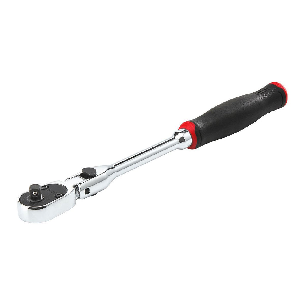 1/4 in. Drive 9 in. Long Locking Flex Ratchet with Comfort Grip B132608