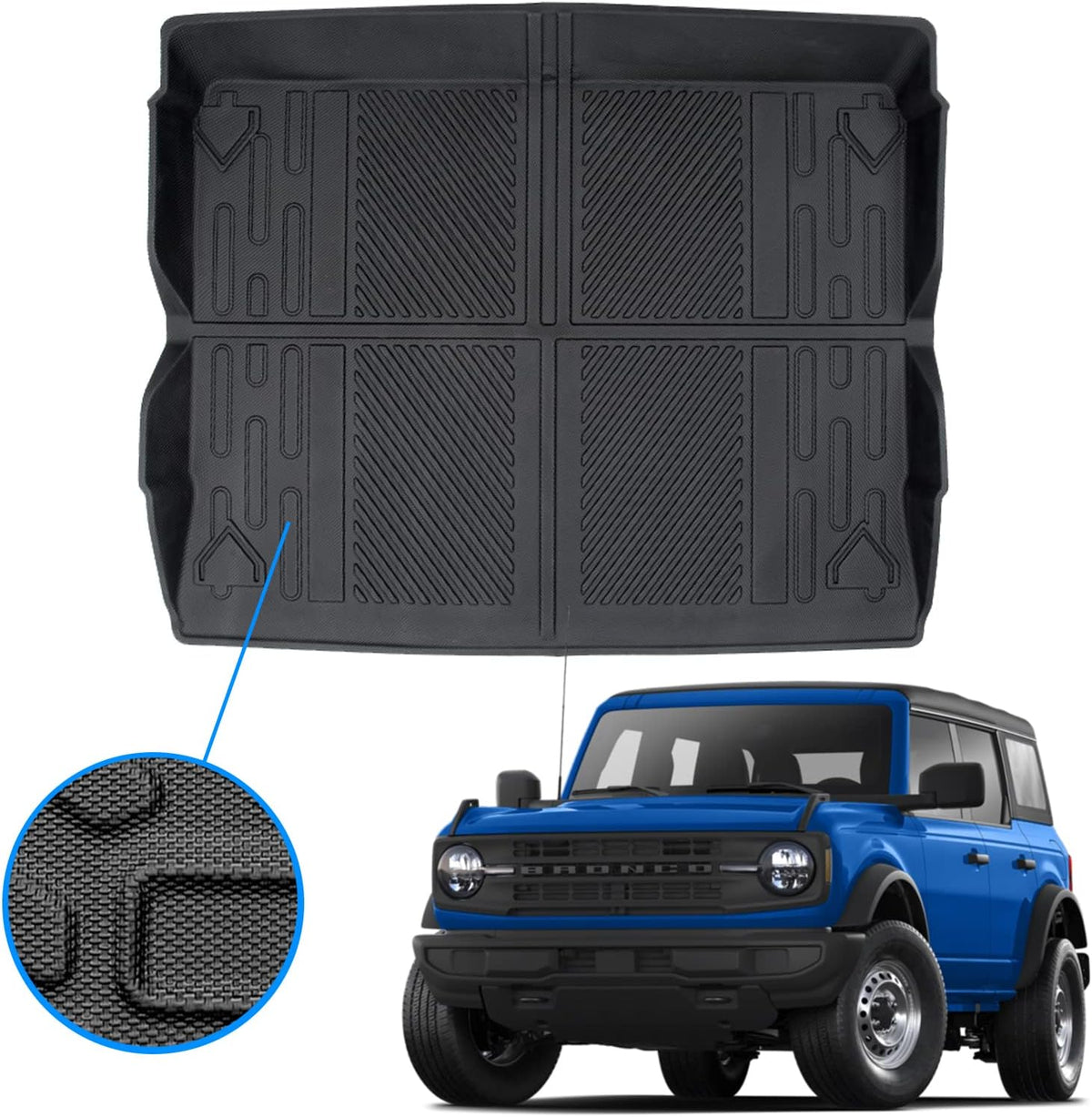Cargo Mat Cargo Liner TPE Material All-Weather Trunk Liner Trunk Mat K53959