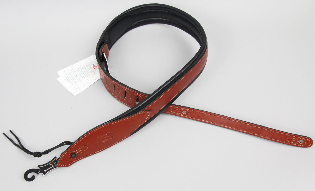 Leather Guitar Strap Black X85288