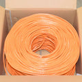 1000ft Cat6 23AWG CCA UTP Network Cable Orange Q945