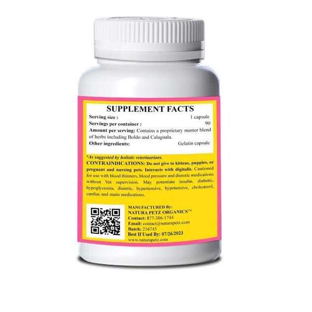 Pancreas Support Capsules for Dogs Cats U191