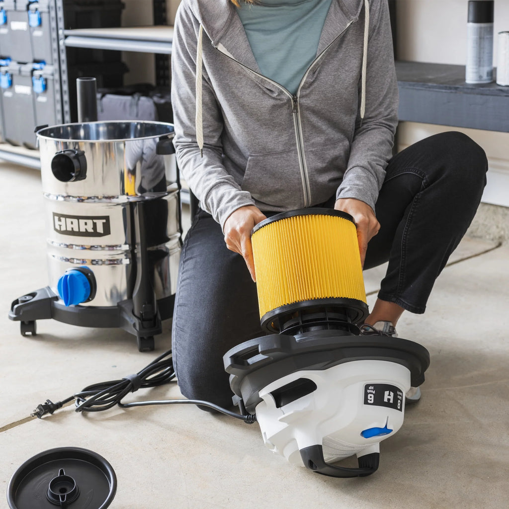8 Gallon 6 Peak HP Stainless Steel Wet/Dry Vacuum K67756