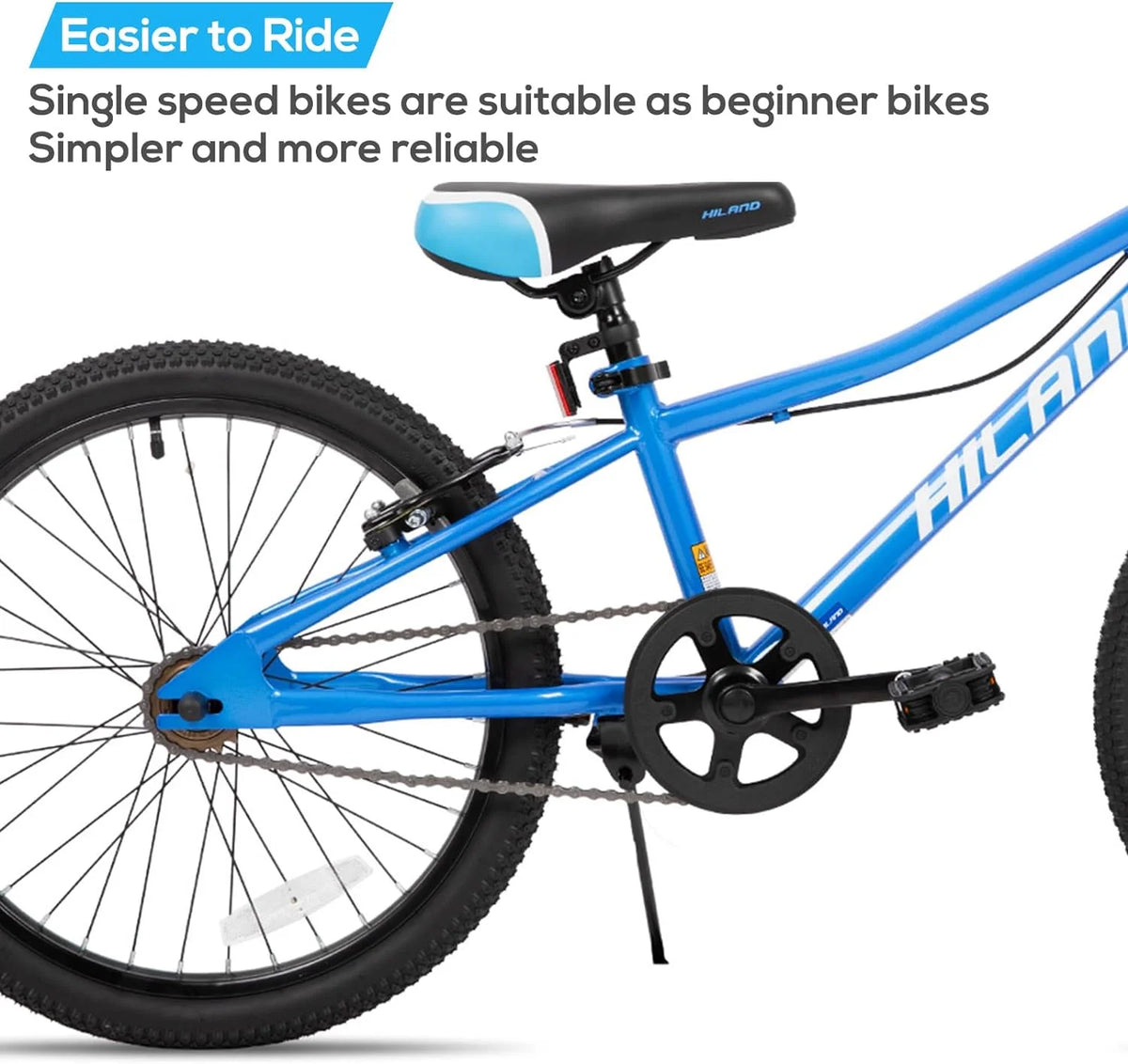 20 inch Kids Mountain Bike with Dual Handbrakes Kickstand Pink Q1481