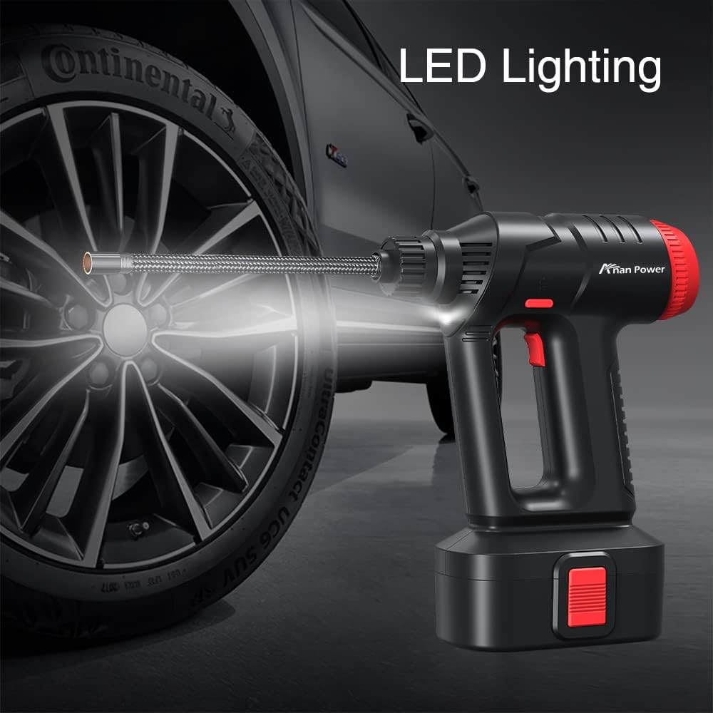 12V Cordless Tire Inflator Air Compressor with Digital Pressure Gauge E4075