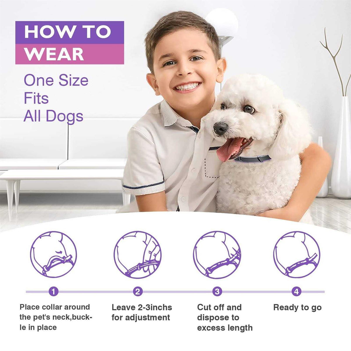 Adjustable Calming Collar 3 Packs A366