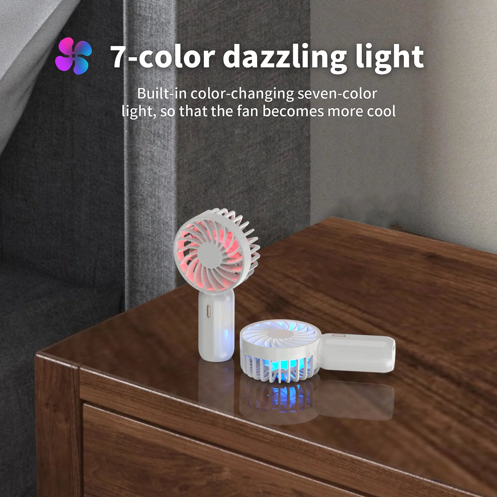 Portable USB Rechargeable 3 Speed Handheld Fan T47773
