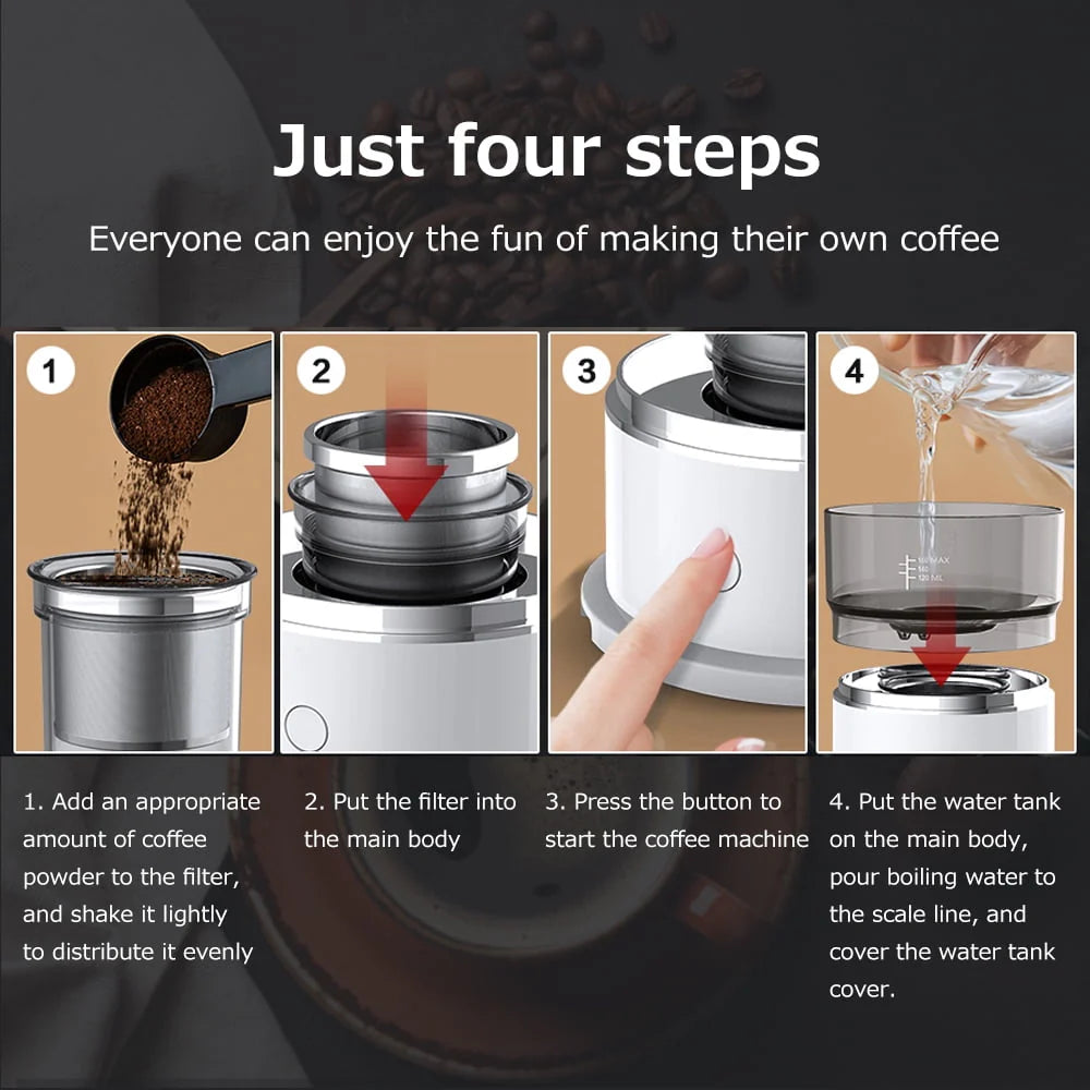 Portable Electric Espresso Machine X906068