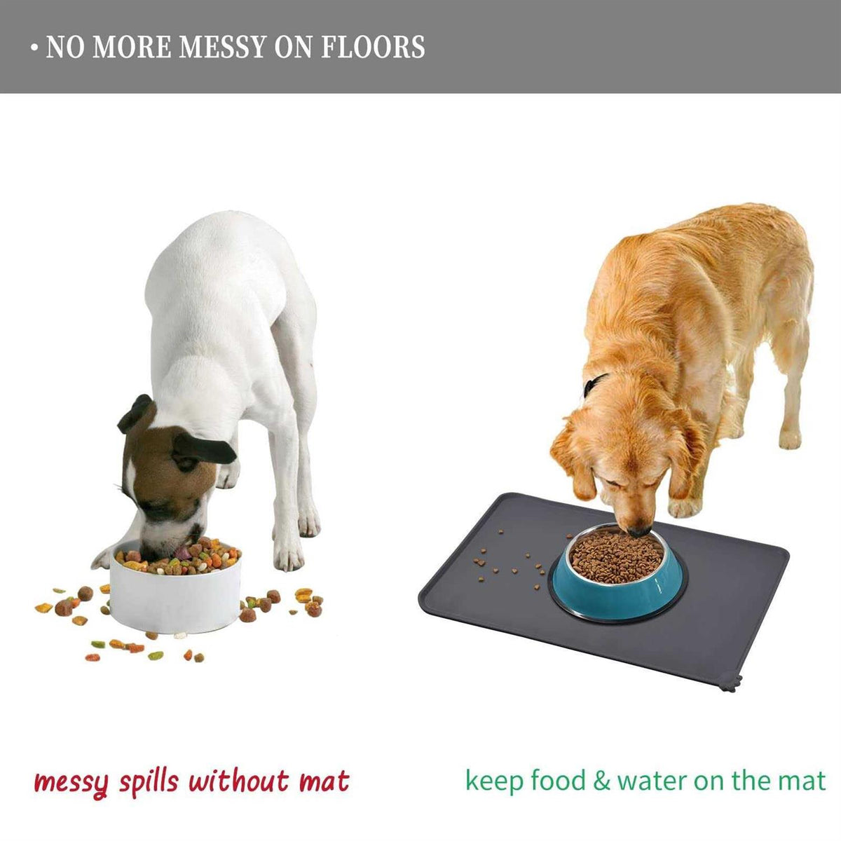 Silicone Dog Cat Bowl Mat Waterproof F291029