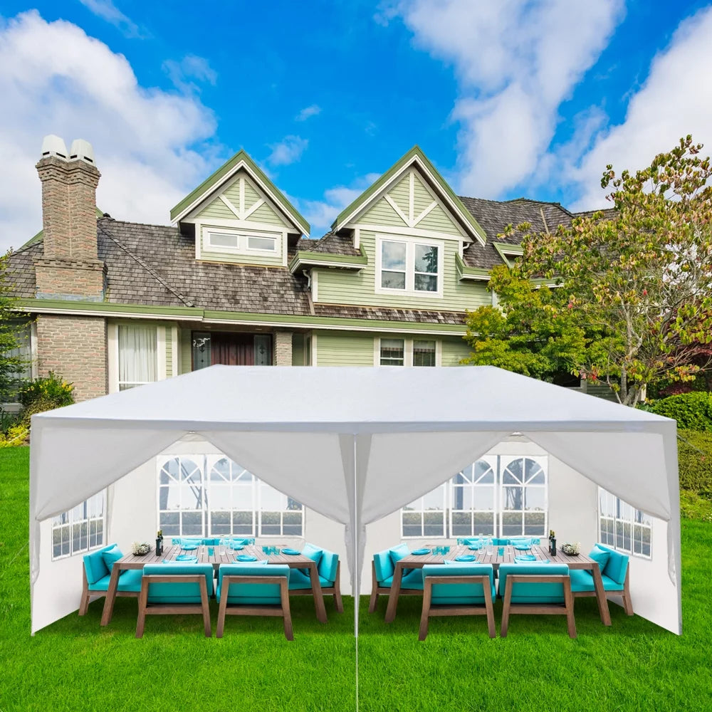 10'x 20' Party Tent Canopy with 6 Sidewalls I8548