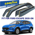 Shatterproof in-Channel Window Deflectors 4 pcs D8841