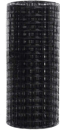Black Vinyl Coated Wire Mesh 2ft x 50ft 16 Gauge Hardware Cloth J3390