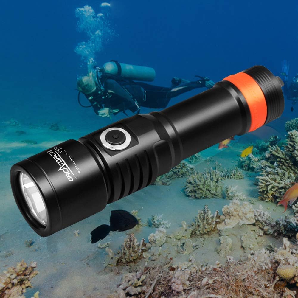 1300 Lumens 8 Degrees Scuba Dive Light J45635
