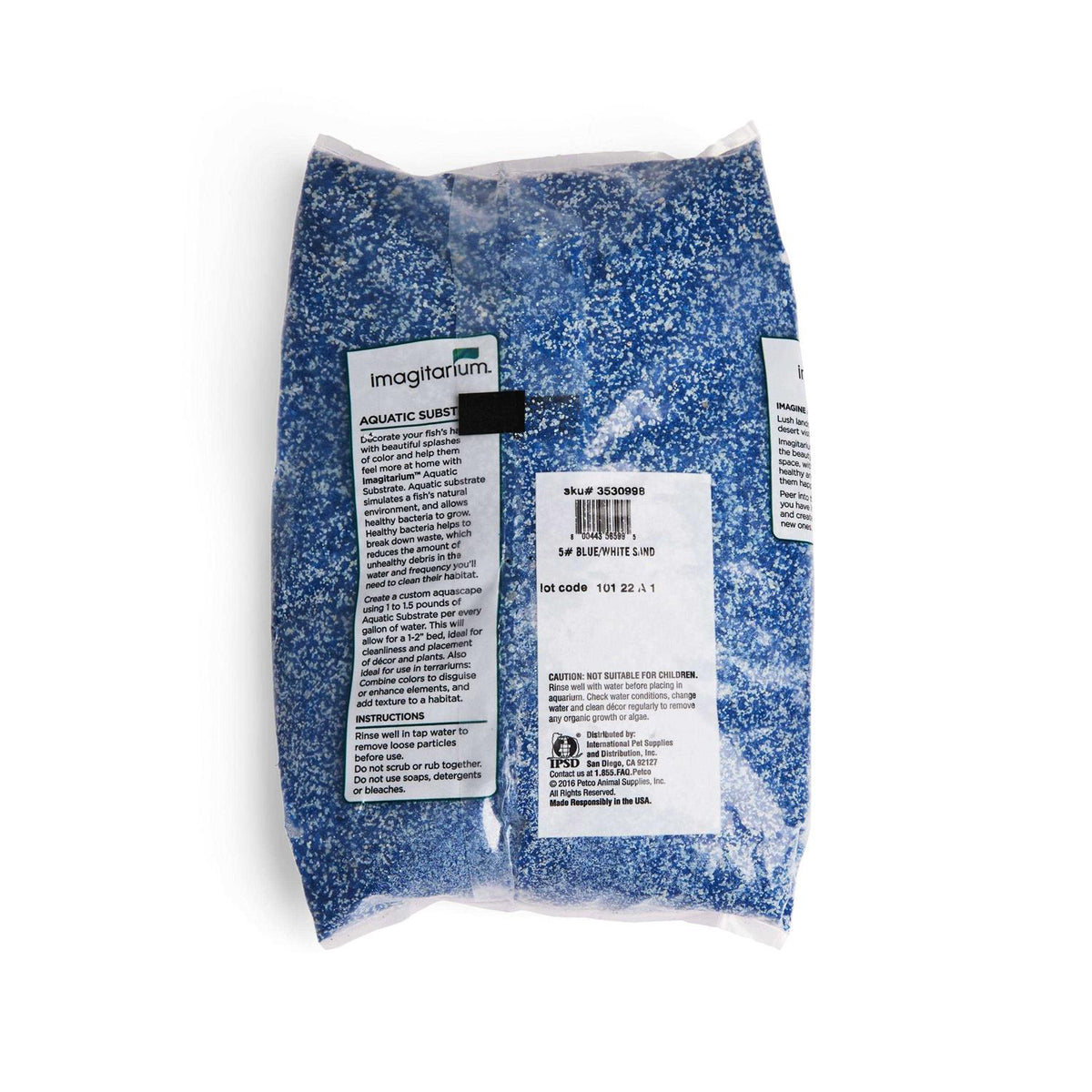 Blue & White Aquarium Sand Y363511