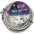 10/2 x 25 ft. Solid MC Lite Cable A1992