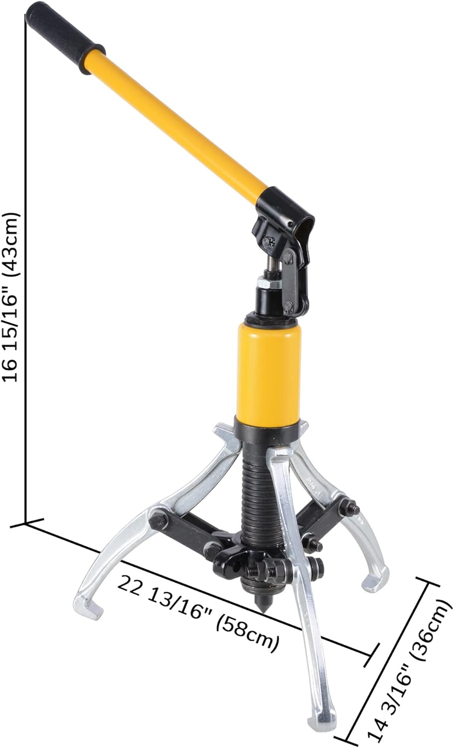 3-Jaw Hydraulic Gear Puller Set 5 Ton with Case Y693885