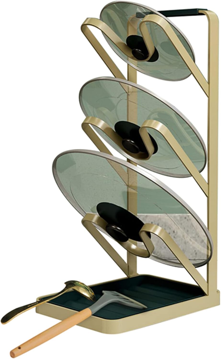 Gold Pot Lid Rack Holder V88140