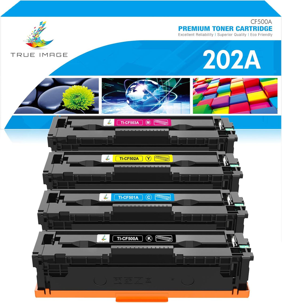 Compatible Toner Cartridge Replacement 4-Pack A8147