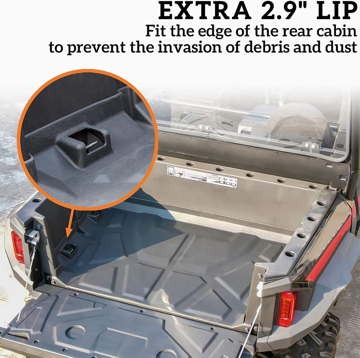 Rubber TPE Rear Cargo Bed Mat G4012
