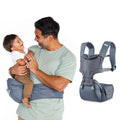 5-in-1 Hip Seat Baby Carrier 12-45 lbs Gray A530038