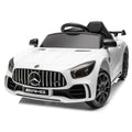 12V Electric Ride on Car Toy with Remote Control, LED Lights, Black L78138