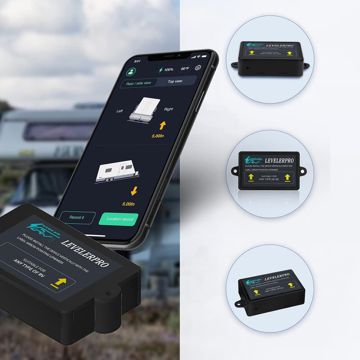 Wireless Vehicle Leveling System for RVs X71658