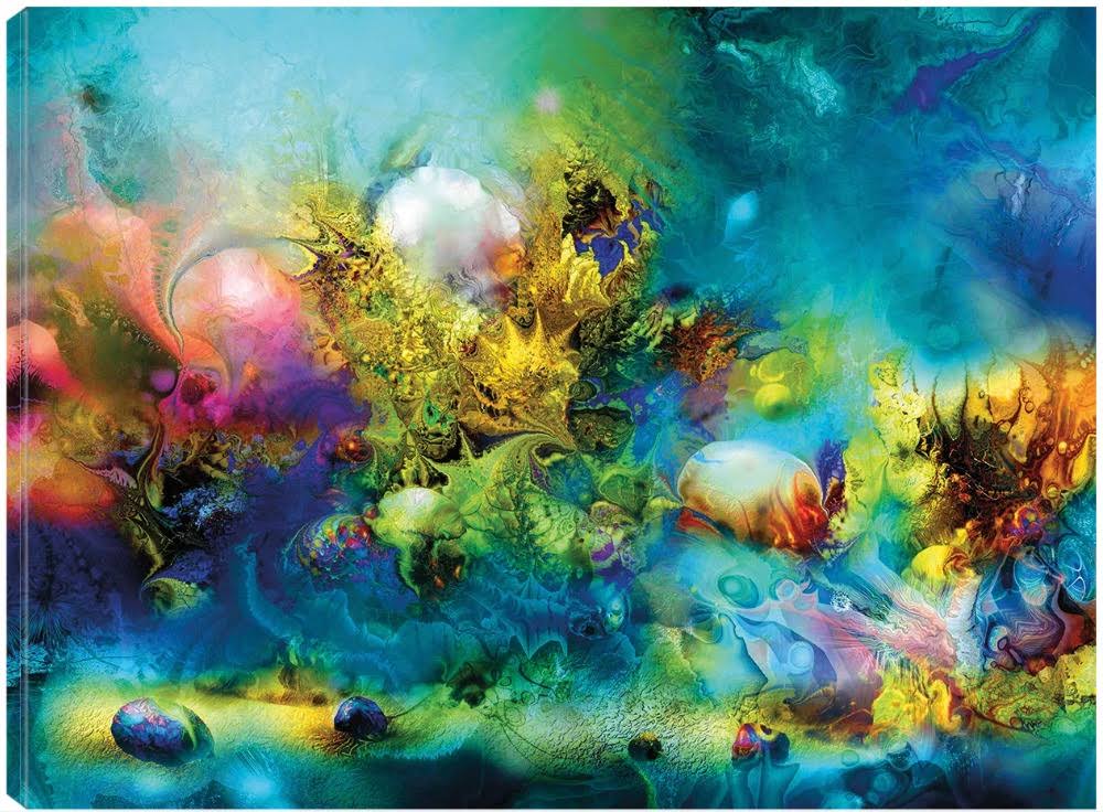 Emerald Canvas Art 32x24 A5766