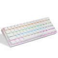 White 60% Wired/Wireless Mechanical Keyboard N7615