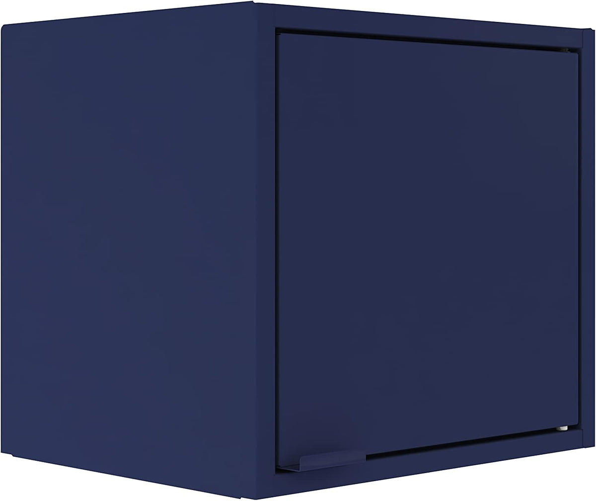 Black and Orange Wall-Mounted Steel Cabinet O9037