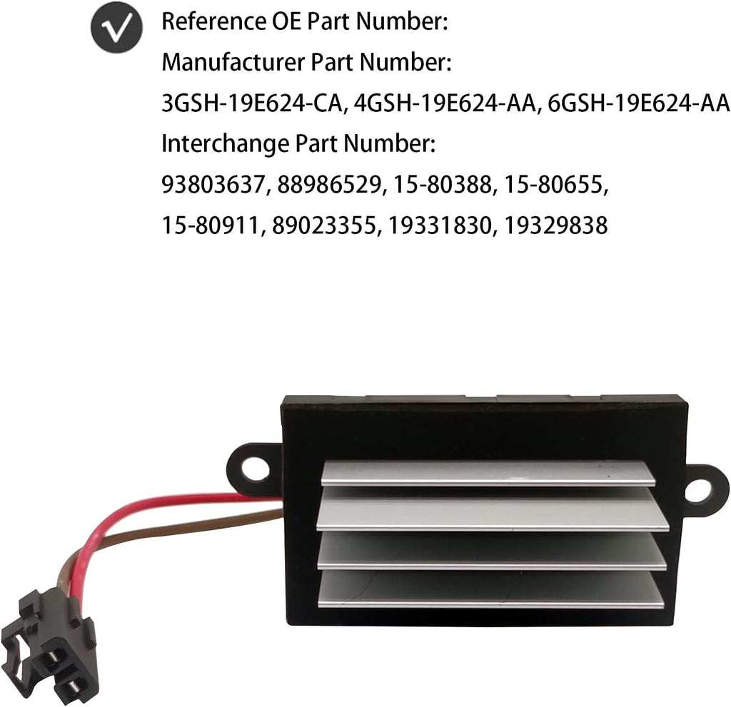 Blower Motor Resistor Heater Blower Motor Fan C269564