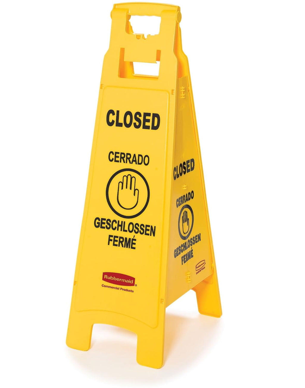 26 Inch 4-Sided Multilingual Caution Sign N747191