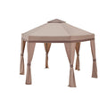 Beige Cream Gazebo Canopy I9462