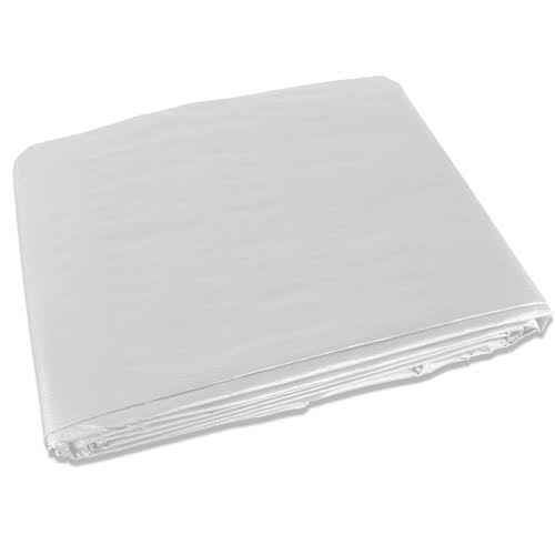 White 10x24 Heavy Duty UV Protected Canopy Tarp P610