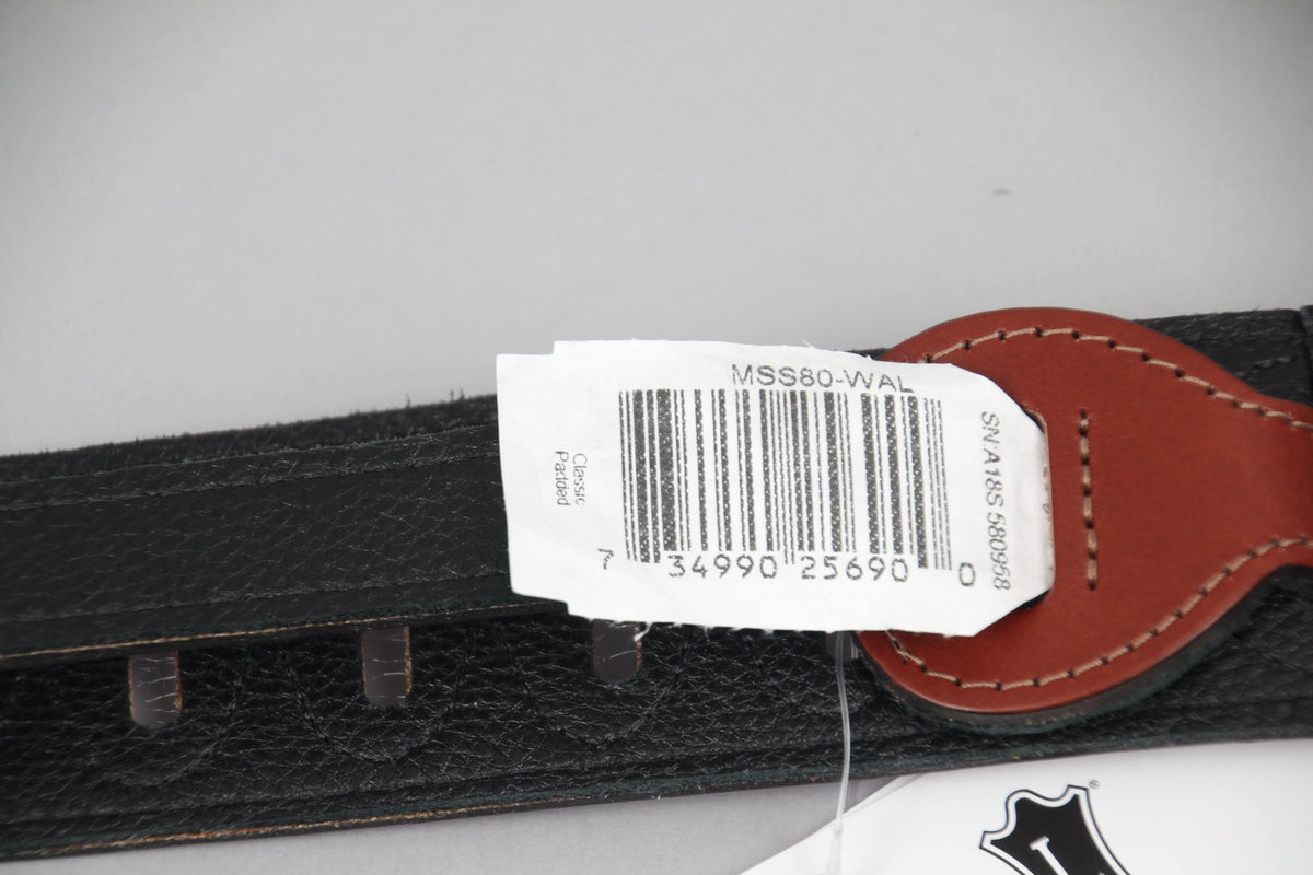 Leather Guitar Strap Black X85288