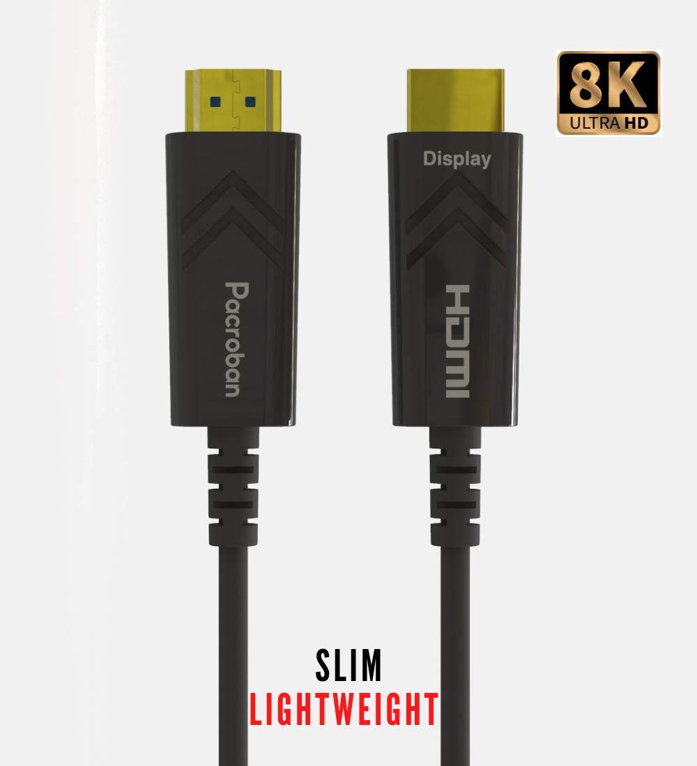 150ft Fiber Optic HDMI 2.1 Cable 8K 4K 120Hz 48Gbps X3914