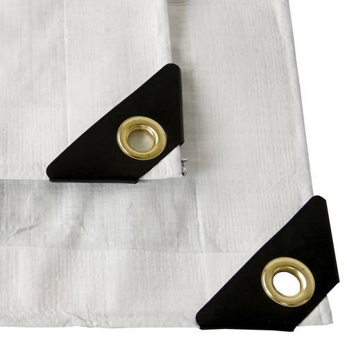 White 10x24 Heavy Duty UV Protected Canopy Tarp P610