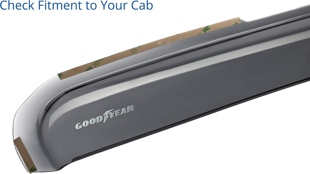 Shatterproof in-Channel Window Deflectors 4 pcs D8841