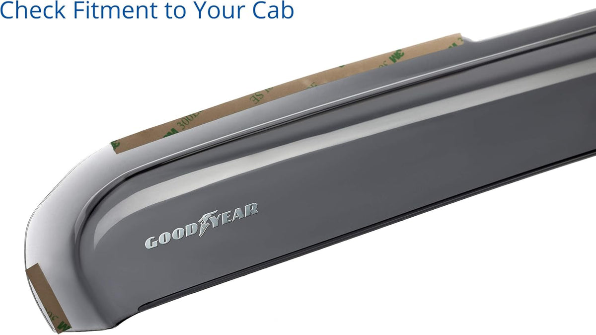 Shatterproof in-Channel Window Deflectors 4 pcs D8841
