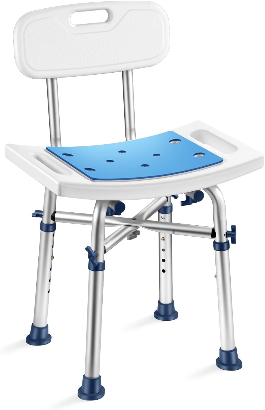 Nonslip Shower Chair with Back Padded Seat T77315