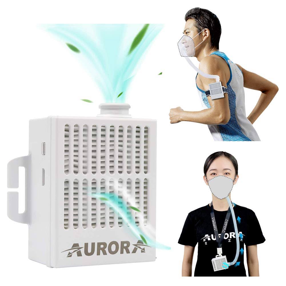 Portable Rechargeable Wearable Air Purifier with 12 Pcs Replacement R38630