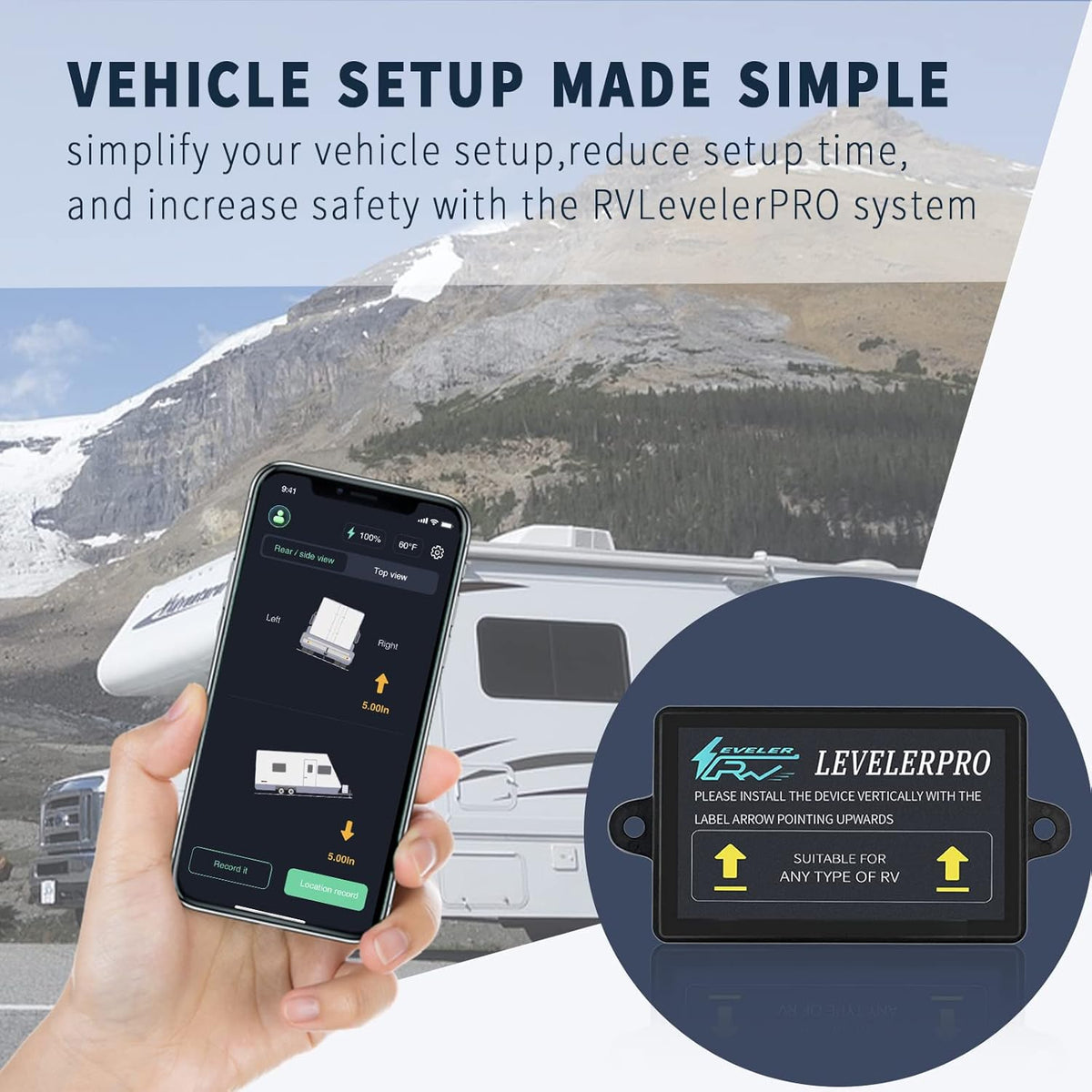 Wireless Vehicle Leveling System for RVs X71658