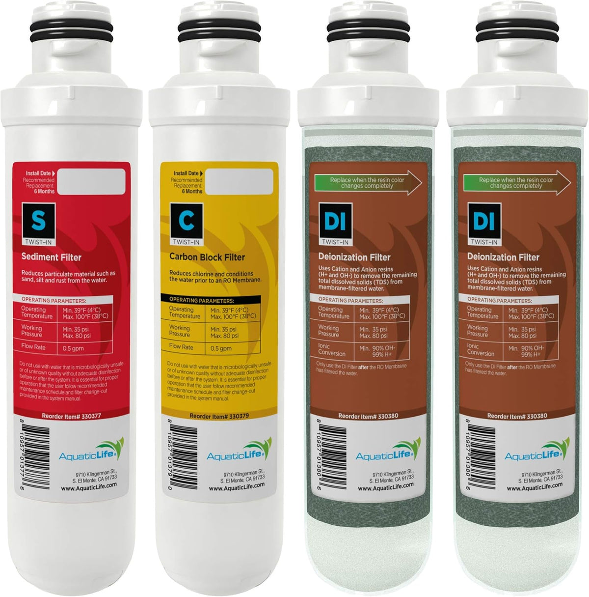 Sediment Carbon Block Deionization Filter Cartridges L144451