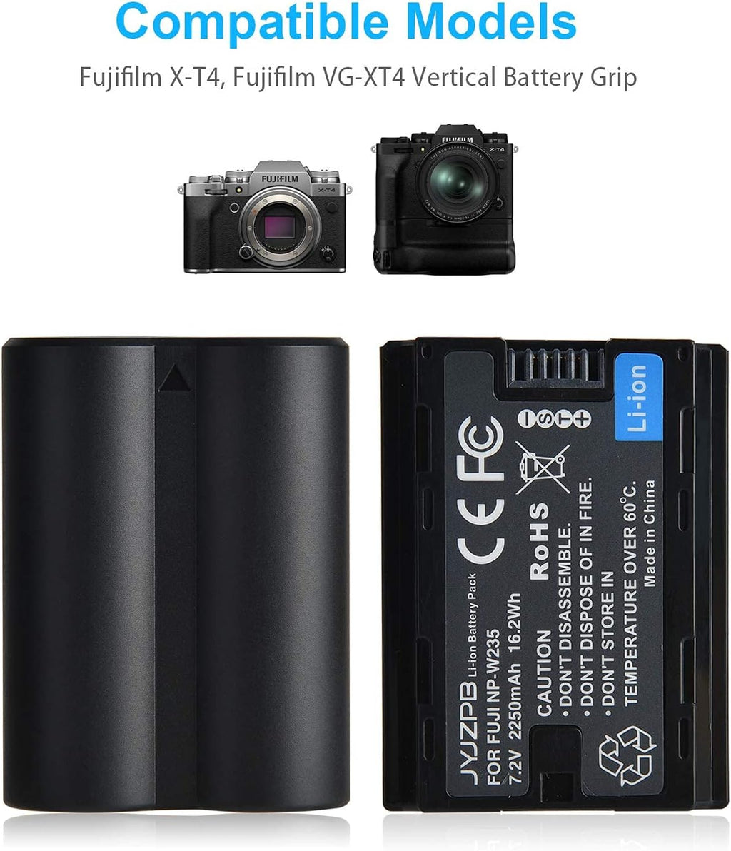 Rechargeable Li-Ion Camera Battery 2-Pack with Battery Charger T32210