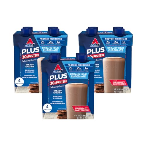 Creamy Milk Chocolate Protein Shake, 30g Protein, 12 Count C76928