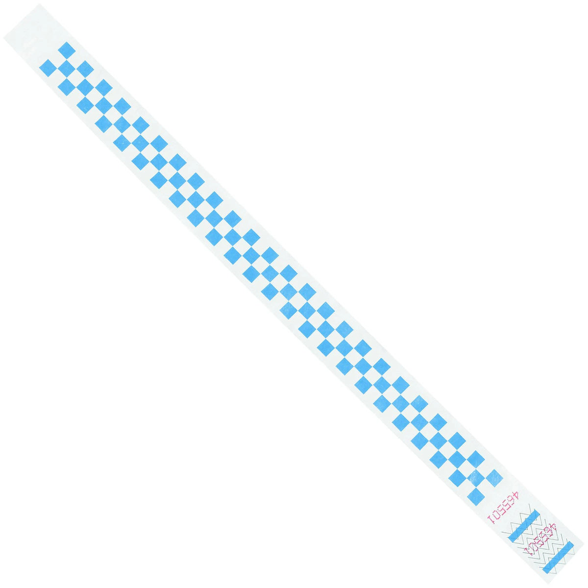 Tyvek Wristbands Blue Checkerboard 500/Case Y621456