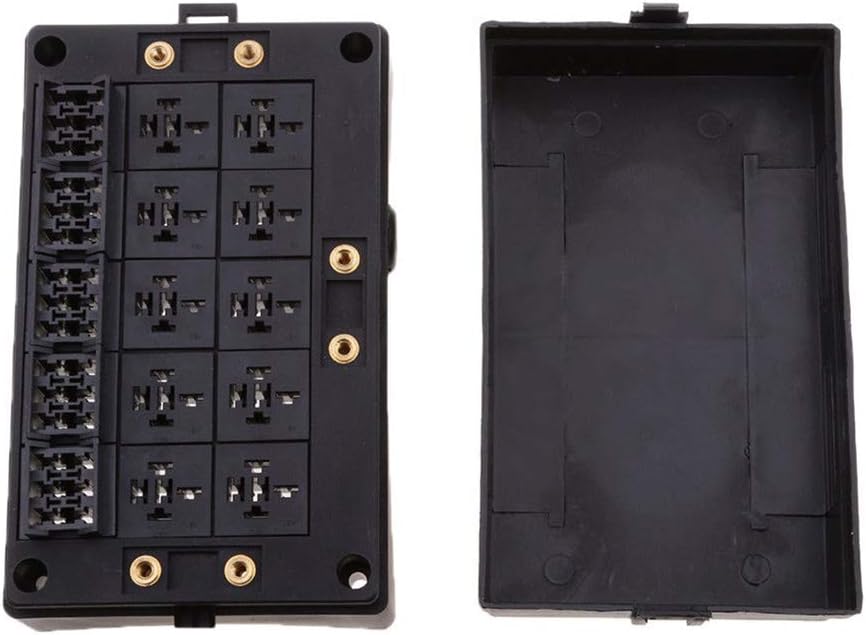18-way Blade Fuse Holder + 10-way Relay Socket Box O32198