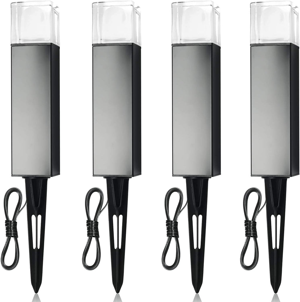 3W 12V Low Voltage IP65 Waterproof Landscape Lighting 4-Pack X79543
